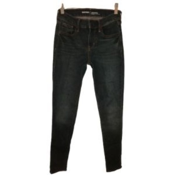 Old Navy Original Dark Blue Crosshatch jean - Picture 1 of 5